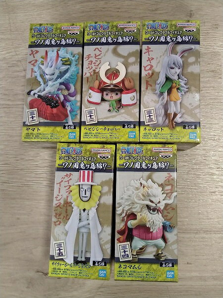 【ワンピース】ワールドコレクタブルフィギュア-ワノ国鬼ヶ島編7-【全5種】フルコンプセット