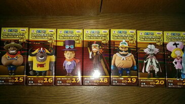 【ワンピース】組立式ワールドコレクタブルフィギュア −ONE PIECE FILM GOLD−vol.3 全7種セット フィルムゴールド