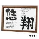 【ご出産祝い、お七夜】命名書+メッセージ 赤ちゃんお名前をデザイナーが命名書にいたします。