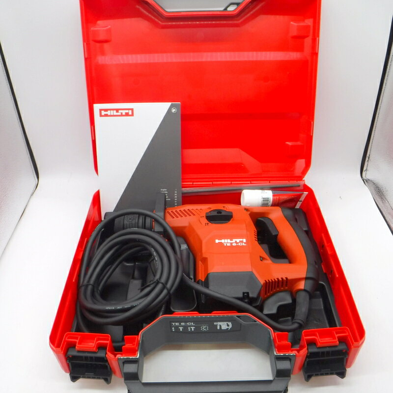 【中古】ヒルティ ロータリーハンマー TE6-CL 未使用 100V 3879168 穴あけ 穿孔 粉砕機能 ハツリ HILTI △ DW1197