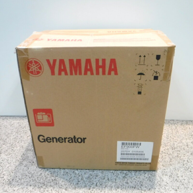 【中古】ヤマハ 発電機 EF900FW 未使用 60HZ 西日本地域専用 エンジン 発電機 ポータブル 発電機 防災備蓄 アウトドア YAMAHA △ DW1367