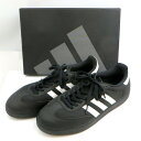 【中古】アディダス スニーカー サイクリング adidas VELO SAMBA MADE IN NATURE CORE BLACK CLOUD WHITE IE0232 美品 TA0040 ◇