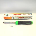 【中古】スナップオン ラチェットドライバー ソフトグリップ グリーン SGDMRC4 TOYOTA GRANDPRIX限定 ビット付き Snap-on △ DW...
