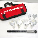 【中古】 ROTHENBERGER トルクレンチキット 175001 17-29mm フレアナット用 トルクフォークレンチセット ローテンベルガー ≡DT486...