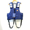 【【中古】トカラウ BSJ-201ARS Bluestorm ライフジャケット Mサイズ ネイビーブルー 釣り フィッシング 未使用品 TA0972◇