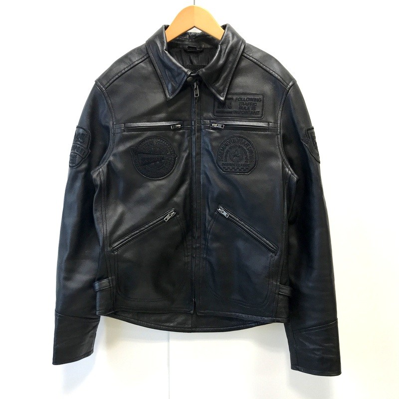 楽天市場】レザージャケット 中古（カラーブラック）（バイク用品｜車
