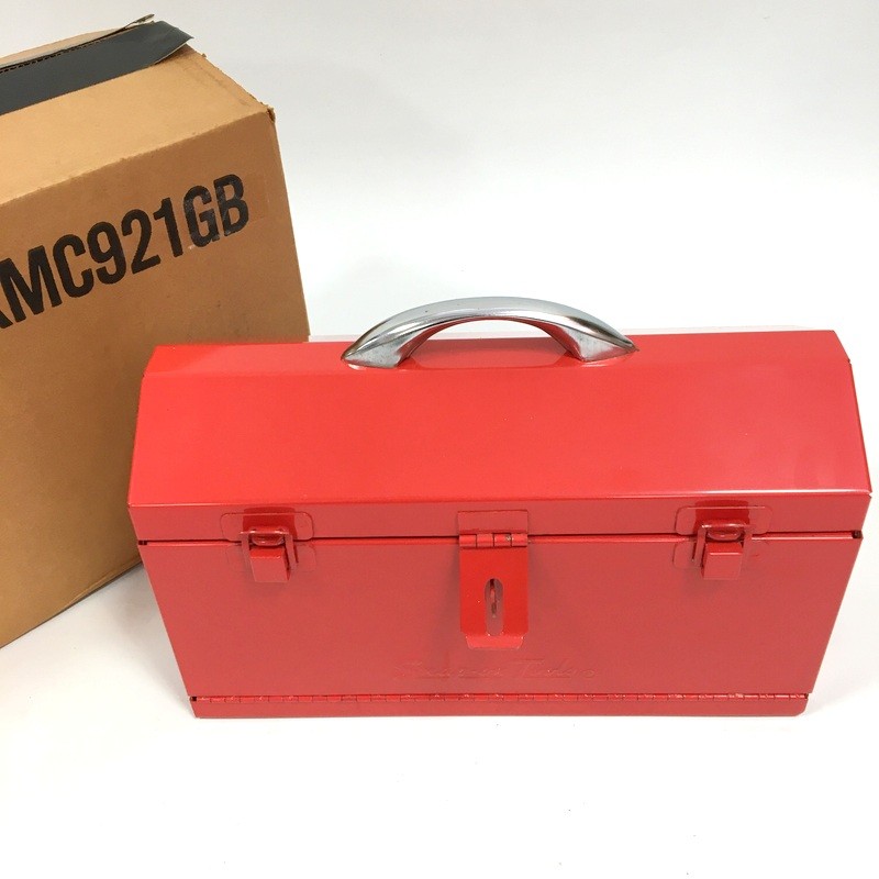 【中古】未使用 snap-on ツールボックス KMC921GB パーティーボックス 2段引き出し ビンテージ レッド 工具箱 スナップオン△ DW3082