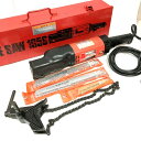【中古】ASADA アサダ パイプソー 165S 100V 替刃 チェーンバイス付 △ DW3197