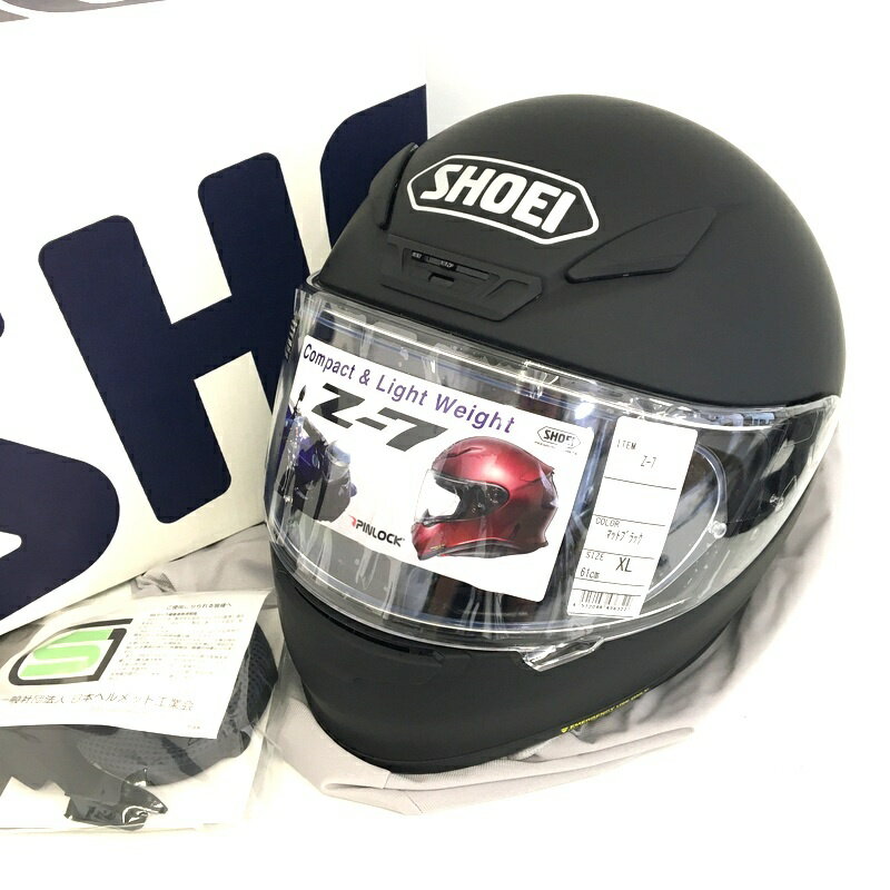 SHOEI ショーエイ ヘルメット フルフェイス z7 マットブラック サイズL 楽天市場】shoei z7 マットブラックの通販