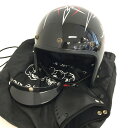 【中古】Avenger アドベンチャー AH JET ジェットヘルメット 除菌消臭済 フリーサイズ ブラック バイク用品 ◇TA3177