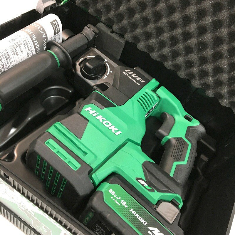 【中古】HiKOKI ハイコーキ 28mm コードレスロータリハンマドリル DH3628DA(2XPZ) ...
