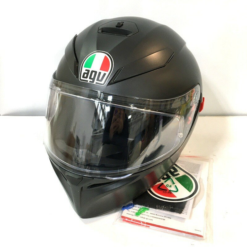 【中古】AGV エージーブイ K-3 SV アジアンフィット フルフェイスヘルメット 除菌消臭済 Lサイズ マットブラック バイク用品 ◇TA3907