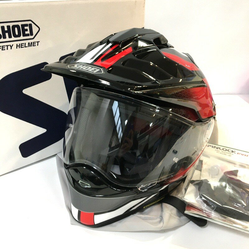 SHOEI ヘルメット HORNET DS オフロード 黒/赤 楽天市場】shoei hornet dsの通販