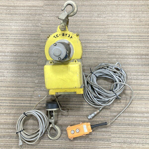 【中古】TKK トーヨーコーケン ベビーホイス ト BH-820 100V 揚程 20m 電動ホイスト ≡DT7197