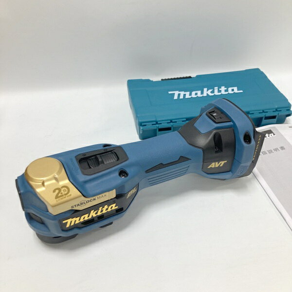 【中古】マキタ makita 18V 充電式マルチツール TM52DZPB プレミアムブルー 未使用 本体のみ 20周年記念モデル 限定色 ≡DT6941