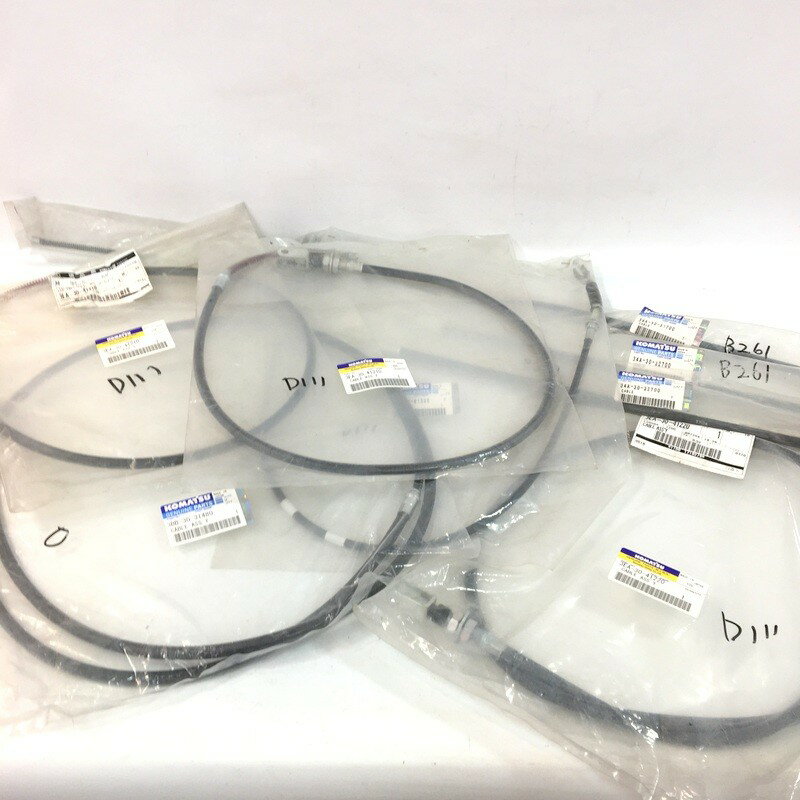 Rakuten - 【中古】未使用 KOMATSU コマツ フォークリフト 純正部品 ケーブル ブレーキ/パーキング/インチング用 ケーブルASSYまとめ売り 8本△ DW4057