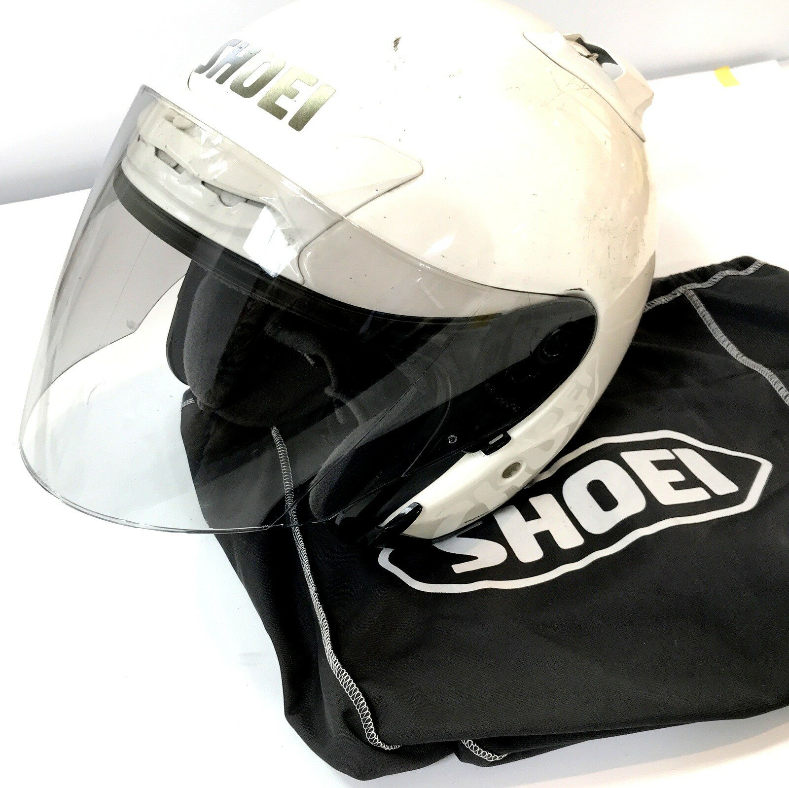 SHOEI J-FORCEⅡ jforce2 XL ジェットヘルメット 白 【公式通販】