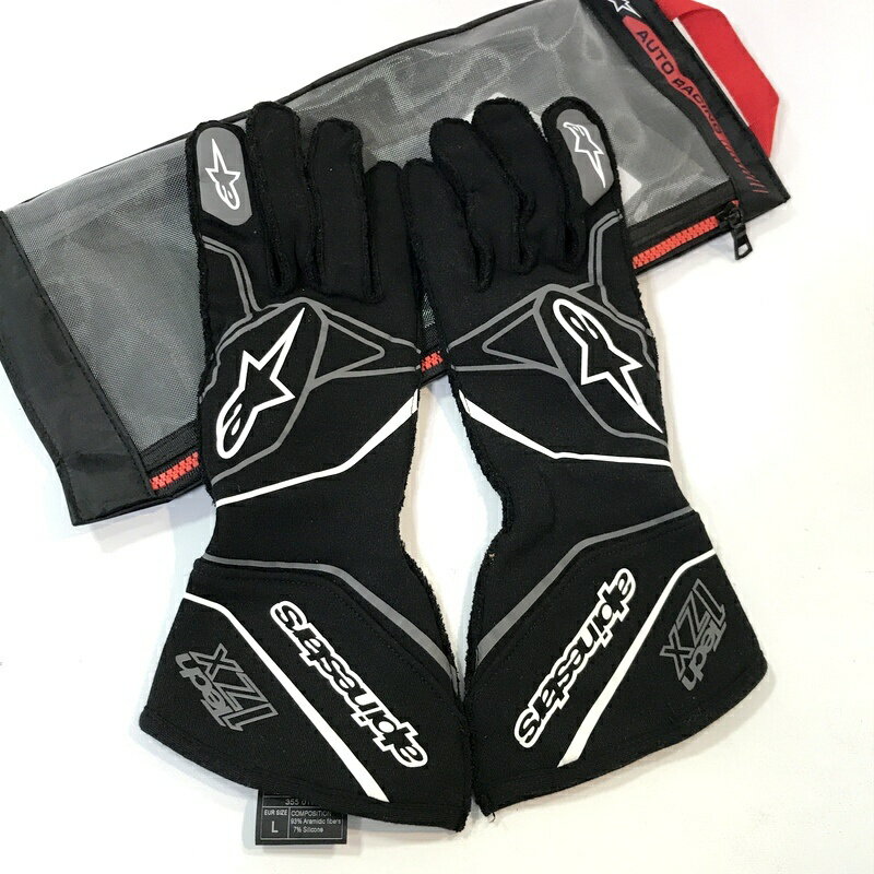 【中古】alpinestars アルパインスターズ TECH 1-ZX GLOVES 四輪用レーシンググロ－ブ 3550117 Lサイズ ◇TA4501
