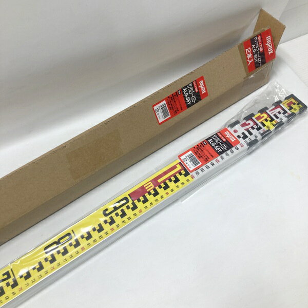 Rakuten - 【中古】myzox マイゾックス アルミスタッフ サンアルゴー・イエロー ALG-55Y 5m5段 2本入 測量 土木 建築 高さ測定 未使用★DT212