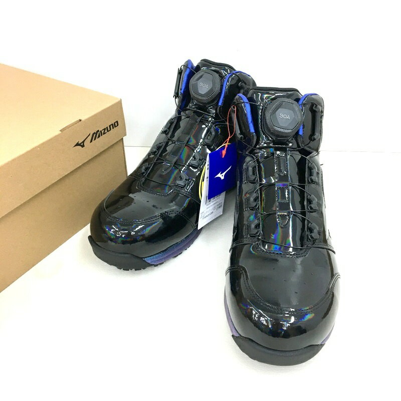 乐天商城 - 【中古】mizuno ミズノ オールマイティ LSII 73M BOA ブラック×シルバー×ブルー 限定カラー サイズ 27.0cm 未使用★DT310