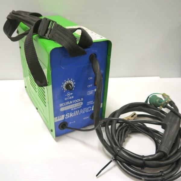 福井の買取販売 サンステップの【中古】IKURATOOLS 育良精機 ノンガス半自動溶接機 スキルアーク IS-SA100P 半自動被覆アーク ★DT331｜アングル2
