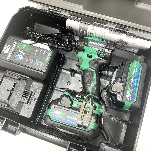 Rakuten - 【中古】HiKOKI ハイコーキ コードレスインパクトドライバ WH36DD(2XHLSZ) アグレッシブグリーン フルセット 36V マルチボルト 未使用★DT355