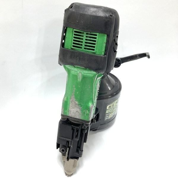 【中古】日立工機 HITACHI 90mm 高圧ロール釘打機 NV90HR メタリックグリーン パワ...