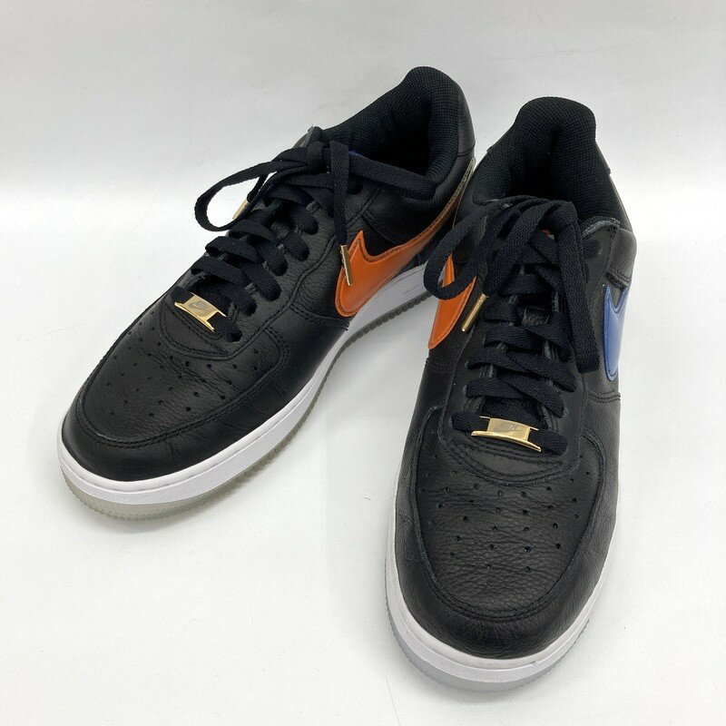 NIKE ナイキ AIR FORCE 1 LOW KITH New York Knicks CZ7928-001 スニーカー 27cm メンズ ブラック 靴 ★404
