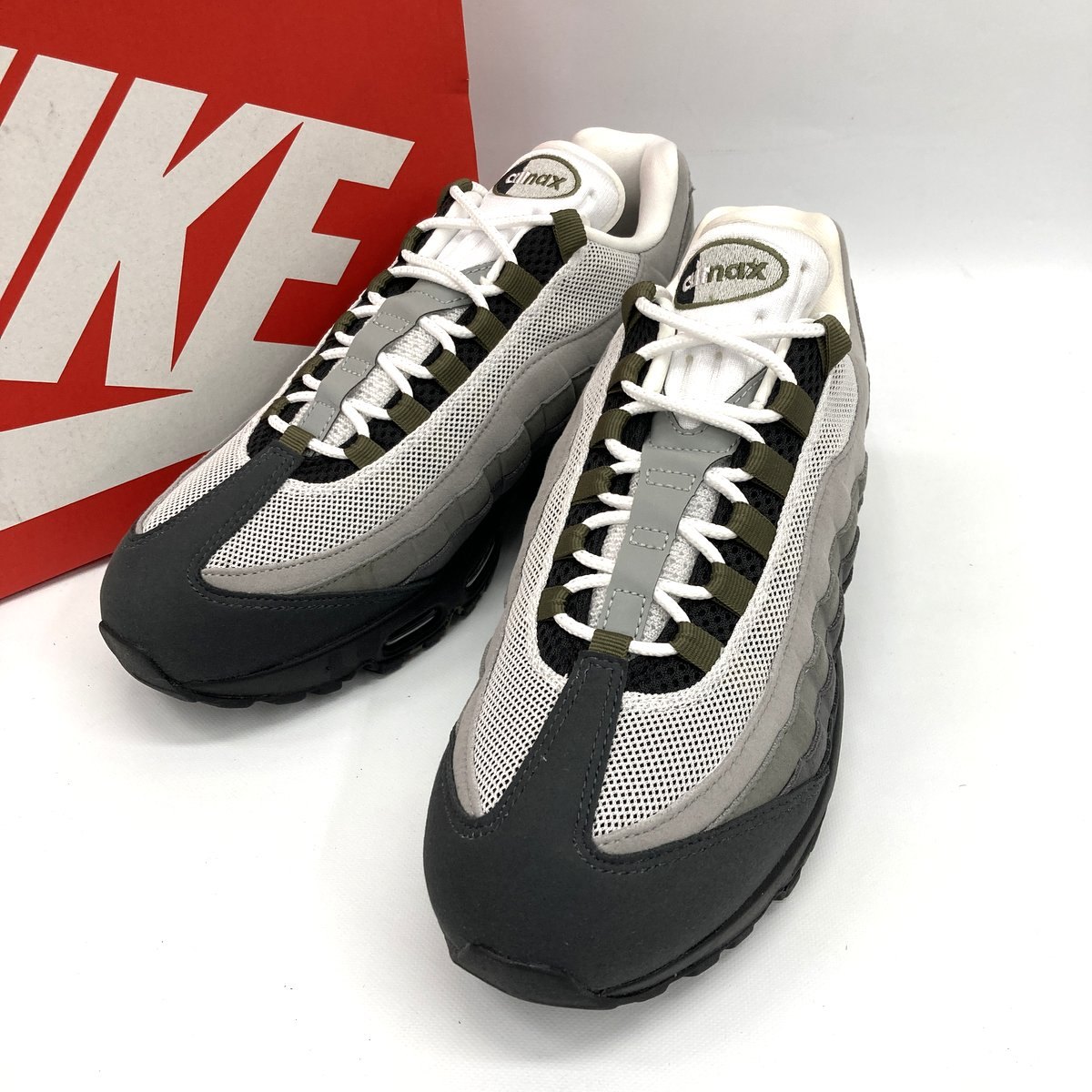 Nike Women's ナイキ ウィメンズ スニーカー Air Max 95 OG Big Bubble Medium Olive HJ5996-003 エアマックス95 OG ビッグバブル ミディアムオリーブ 27.5cm 靴 ★ SS399