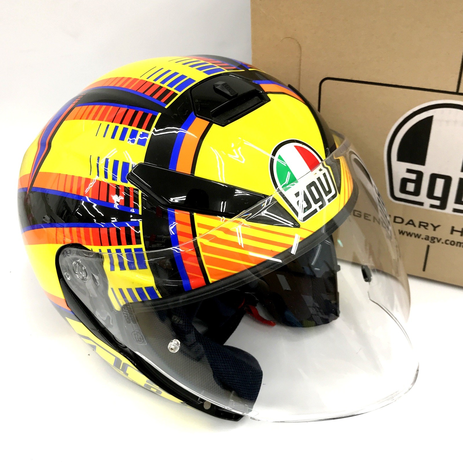 乐天商城 - 【中古】agv エージーブイK-5 JET JIST TOP Lサイズ ジェット ヘルメット ★TA457