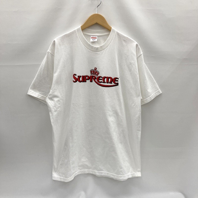 Rakuten - 【中古】Supreme シュプリーム 23SS Crown Tee クラウンTシャツ 半袖 XLサイズ メンズ ホワイト トップス ★414