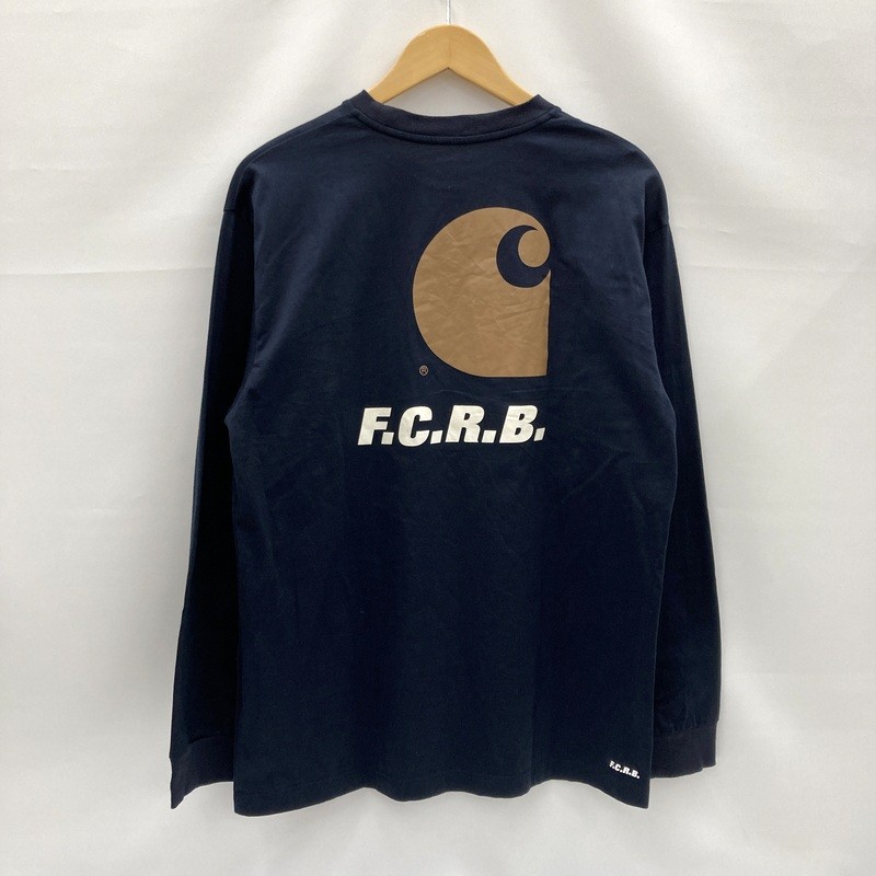 Rakuten - 【中古】FCRB carhartt WIP エフシーレアルブリストル カーハート ロンT Tシャツ 美品 長袖 Lサイズ メンズ ネイビー トップス ★SS413