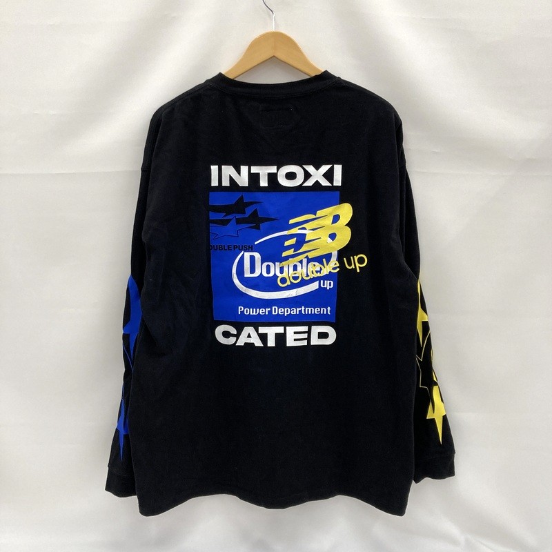 Rakuten - 【中古】TAIN DOUBLE PUSH タイン ダブルプッシュ INTOXICATED LONG SLEEVE T-SHIRTS Tシャツ 長袖 ロンT XLサイズ メンズ ブラック トップス ★SS240