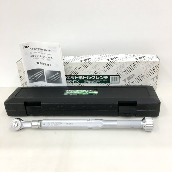 乐天商城 - 【中古】TOP トップ ラチェット形トルクレンチ RH-100NTK 差込角(mm)12.7 未使用 ★DT580