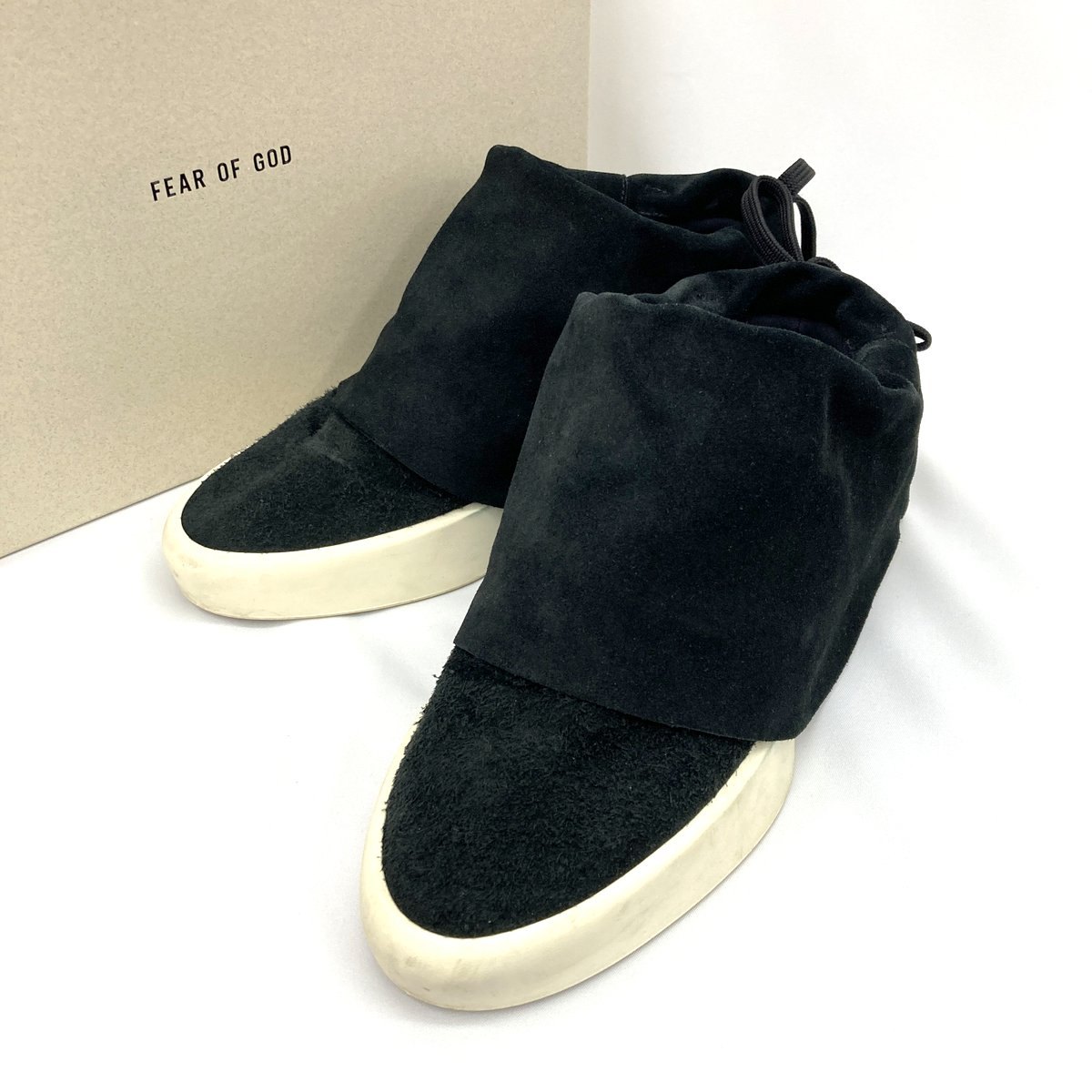 Rakuten - 【中古】Fear Of God フィアオブゴッド スニーカー MOC LOW モック ロー FG880-135SUE サイズ43 28cm相当 箱付き ブラック 靴 ★SS541