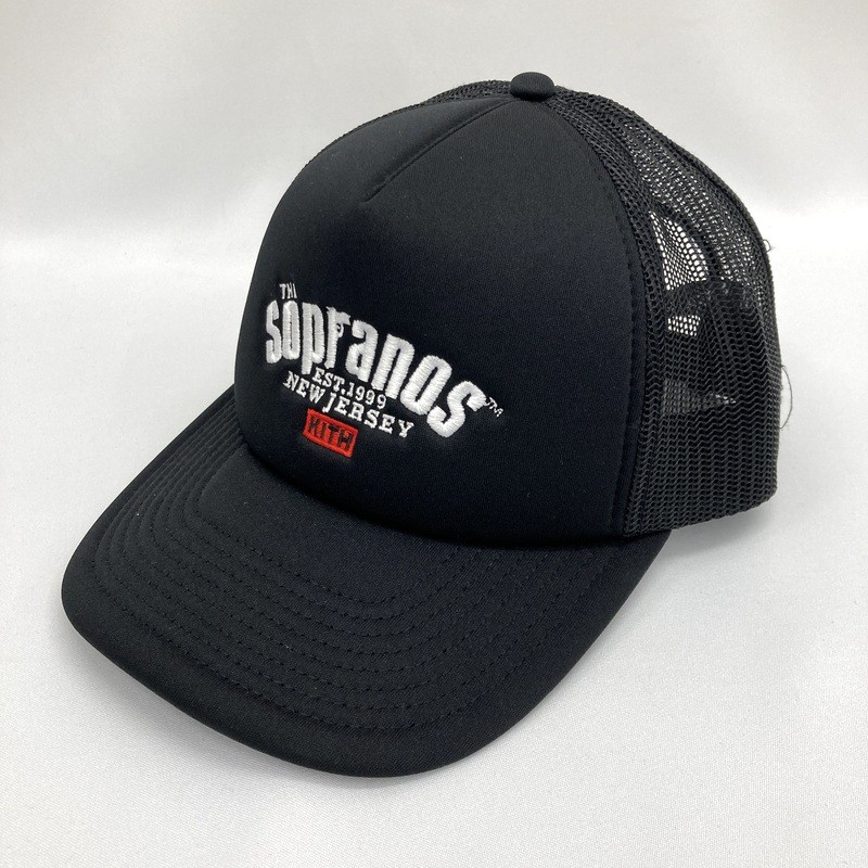 Rakuten - 【中古】 KITH × The Sopranos キス ザソプラノズ 哀愁のマフィア Nolan Trucker Hat ノーラントラッカーハット KHM051411 美品キャップ 帽子 ブラック 服飾小物 ★SS491