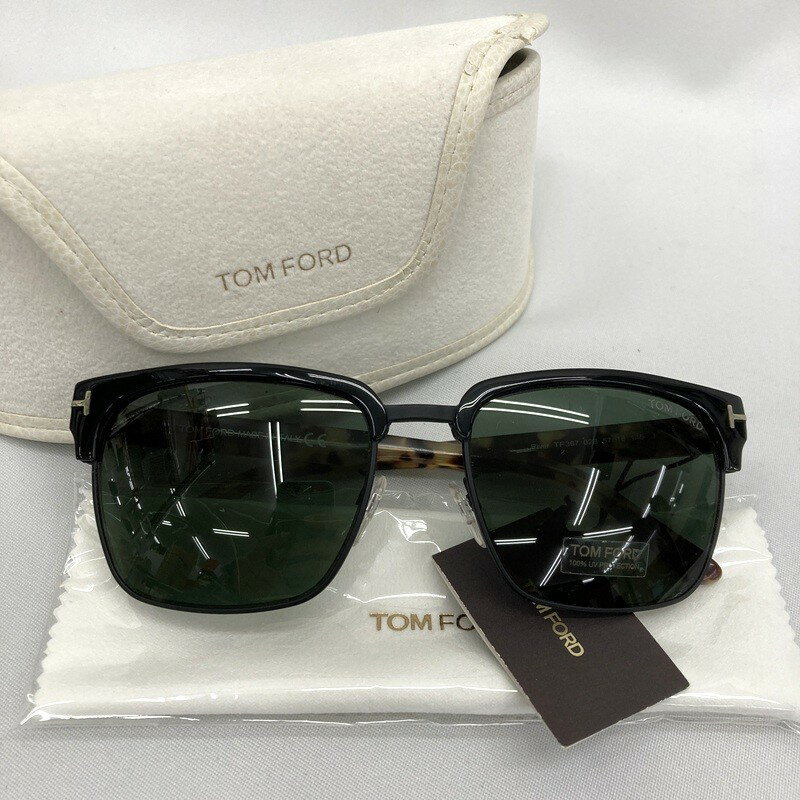乐天商城 - 【中古】 TOM FORD トムフォード River サングラス TF367 57□18-145 アイウェア 男女兼用 ブラウン 眼鏡 ★SS503