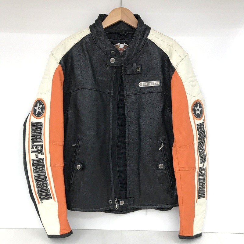 乐天商城 - HARLEY-DAVIDSON ハーレーダビッドソン レザージャケット RN103819 CA03402 Sサイズ バイクウェア ★TA600 ★