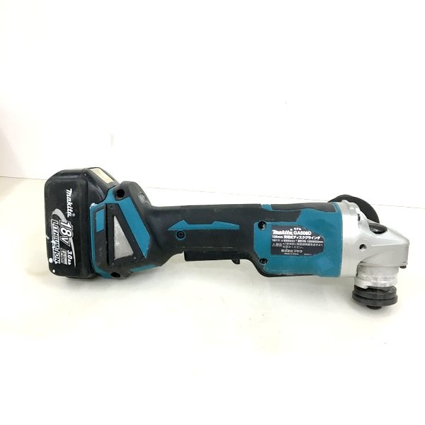 【中古】makita マキタ 充電式ディスクグラインダ GA508D 125mm バッテリー1個付き...