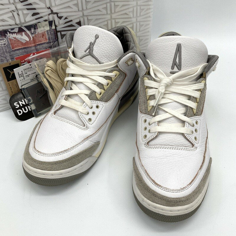 A Ma Maniere × NIKE ア・マ・マニエール ナイキ Women's Air Jordan 3 Retro SP DH3434-110 スニーカー 27.5cm メンズ ホワイト 靴 ★SS700