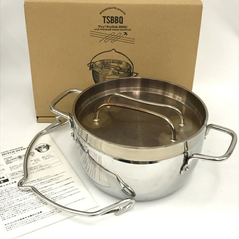 楽天市場】tsbbq ライトステンレス ダッチオーブン 6インチの通販