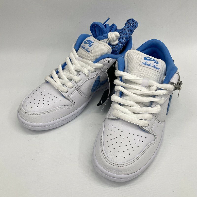 NIKE SB ナイキエスビー Dunk Low Pro Nicole Hause FZ8802-100 25cm 美品 ニコール・ハウゼ ホワイト ブルー 靴 ★SS1006
