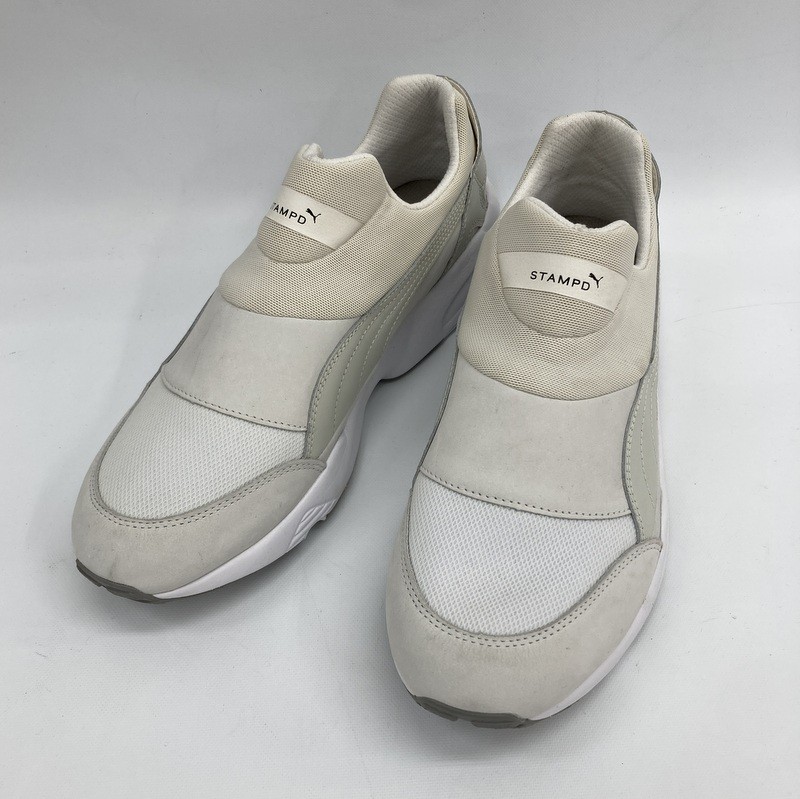 PUMA × STAMPD プーマ スタンプド スニーカー TRINOMIC SOCK NM X STAMPD 361429-03 28cm メンズ ホワイト 靴 ★SS1244