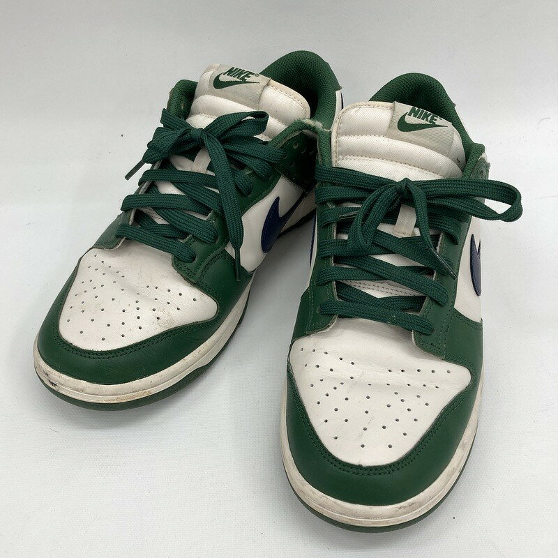 NIKE ナイキ スニーカー WMNS DUNK LOW Gorge Green DD1503-300 28cm メンズ グリーン ホワイト 靴 ★SS1249