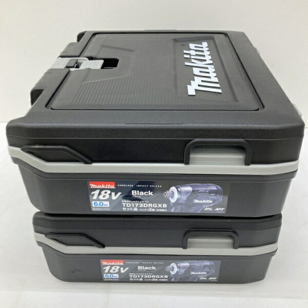 商品情報 メーカー マキタ(makita) JANコード 型番 TD173DRGXB ブランド マキタ(makita) 　商品詳細&nbsp; マキタ(makita) 充電式インパクトドライバ TD173DRGXB ブラック 2台セット 未使用2台セットです。 ケースには保管に伴うキズや汚れ等ございます。 記載外の不具合、欠品部品に気付かない場合もございます。 画像にある物が全てです。現状でのお渡しです。 本商品を実際に使用されての事故、ケガ等につきましては当方は責任を負いかねます。 写真はイメージ画像です。 未使用ではございますが保管時についた多少のキズ等がある場合がございます。 また、工場出荷時の保護材（ビニール袋など）が無い場合がございます。 『保証につきまして』 弊店はリサイクルショップですので、お客様から買い取らせて頂いた商品を出品させて頂いております。 家電量販店などとは異なり、メーカー保証は無いものとお考え下さい。（それをふまえての価格設定とさせて頂いております。） 当店の保証としましては、初期不良の場合のみ、商品到着後1週間以内であれば返金対応させて頂きます。 『配送につきまして』 離島・一部地域は追加送料がかかる場合があります。IT4G69C3GHHG お取引について 商品発送 入金確認後、1～3営業日以内に発送いたします。 その他の注意事項 【領収書につきまして】 ・領収書は注文履歴からご自身での発行をお願いしております。 ・宛名はご注文者名、但書はご購入頂いた商品名が記載されます。 【送料につきまして】 ・商品を複数個ご購入の場合、個数ごとに送料が発生します。 ・送料はご注文後に店舗側で修正し、個数分のご請求となります。 予めご了承下さいますようお願いいたします。