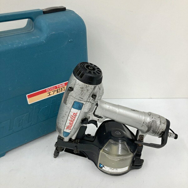 【中古】makita マキタ エア釘打 AN504A 50mm下地用 釘打ち機 細径ノーズ★DT1630