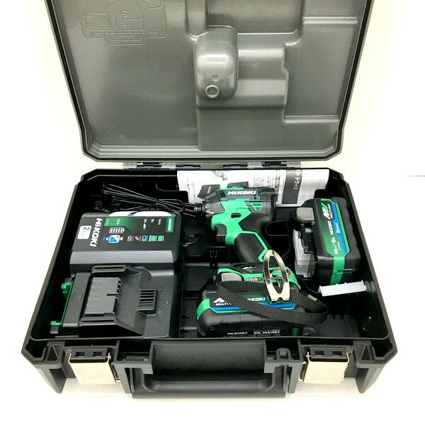 商品情報 メーカー HiKOKI(ハイコーキ) JANコード 4966376415038 型番 WH36DD(2XHLSZ) ブランド HiKOKI(ハイコーキ) 　商品詳細&nbsp; HiKOKI(ハイコーキ) コードレスインパクトドライバ WH36DD(2XHLSZ) アグレッシブグリーン 未使用です。 PSEマークは確認しております。 ケースには保管に伴うキズや汚れ等ございます。 記載外の不具合、欠品部品に気付かない場合もございます。 画像にある物が全てです。現状でのお渡しです。 本商品を実際に使用されての事故、ケガ等につきましては当方は責任を負いかねます。 写真はイメージ画像です。 未使用ではございますが保管時についた多少のキズ等がある場合がございます。 また、工場出荷時の保護材（ビニール袋など）が無い場合がございます。 『保証につきまして』 弊店はリサイクルショップですので、お客様から買い取らせて頂いた商品を出品させて頂いております。 家電量販店などとは異なり、メーカー保証は無いものとお考え下さい。(それをふまえての価格設定とさせて頂いております。) 当店の保証としましては、初期不良の場合のみ、商品到着後1週間以内であれば返金対応させて頂きます。 商品につきましての詳細は、メーカーホームページ等でお調べの上でご購入をお願いいたします。ITD7K9D0SWWU お取引について 商品発送 入金確認後、1～3営業日以内に発送いたします。 その他の注意事項 【領収書につきまして】 ・領収書は注文履歴からご自身での発行をお願いしております。 ・宛名はご注文者名、但書はご購入頂いた商品名が記載されます。 【送料につきまして】 ・商品を複数個ご購入の場合、個数ごとに送料が発生します。 ・送料はご注文後に店舗側で修正し、個数分のご請求となります。 予めご了承下さいますようお願いいたします。