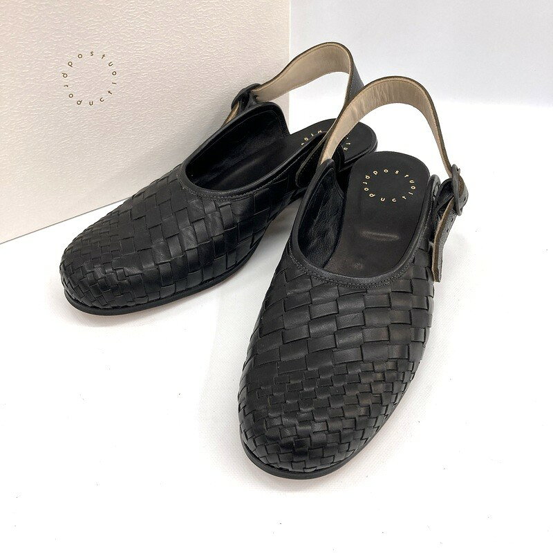 【中古】Post Production ポストプロダクション サンダル メッシュ FACE Sandals M...