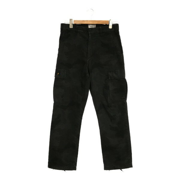 【中古】 WTAPS JUNGLE STOCK TROUSERS 201WVDT-PTM04 ジャングルストック トラウザー カーゴパンツ メンズ 01 グリーン ダブルタップス ボトム A8938◆