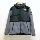 【中古】 THE NORTH FACE デナリフーディ ジャケット フリース アウトドア 保温 防寒 古着 メンズ Mサイズ グレー ノースフェイス アウター A0477◆